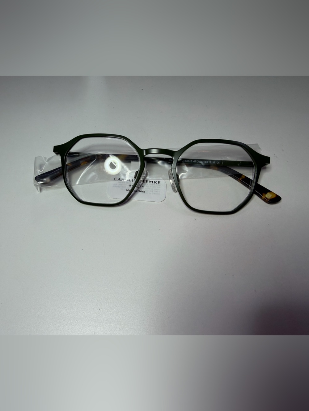 CL4486-02 - Carolina Lemke Berlin Eyewear - Bergen, Matt Dark Olive